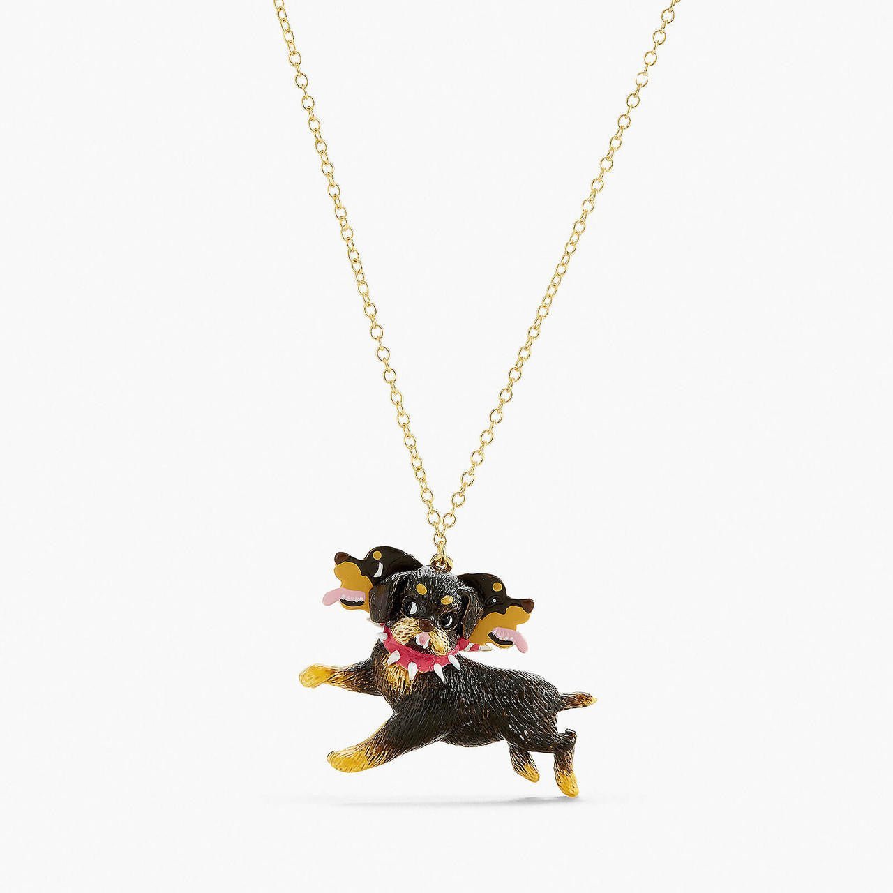 Greek Mythology Three - Headed Dog Long Necklace | APPD3081 - Les Nereides