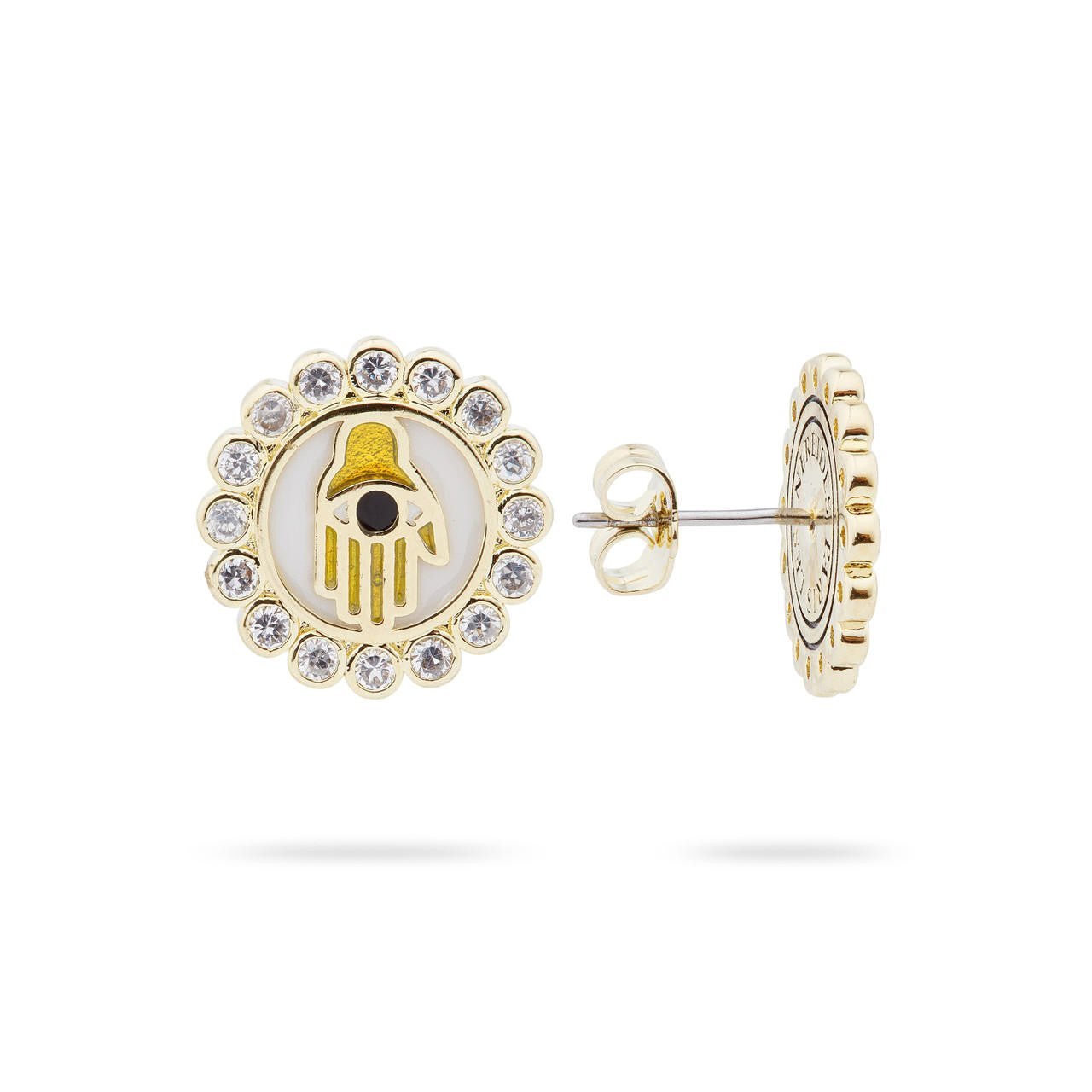 Hamsa Earrings | ARAD1051 - Les Nereides