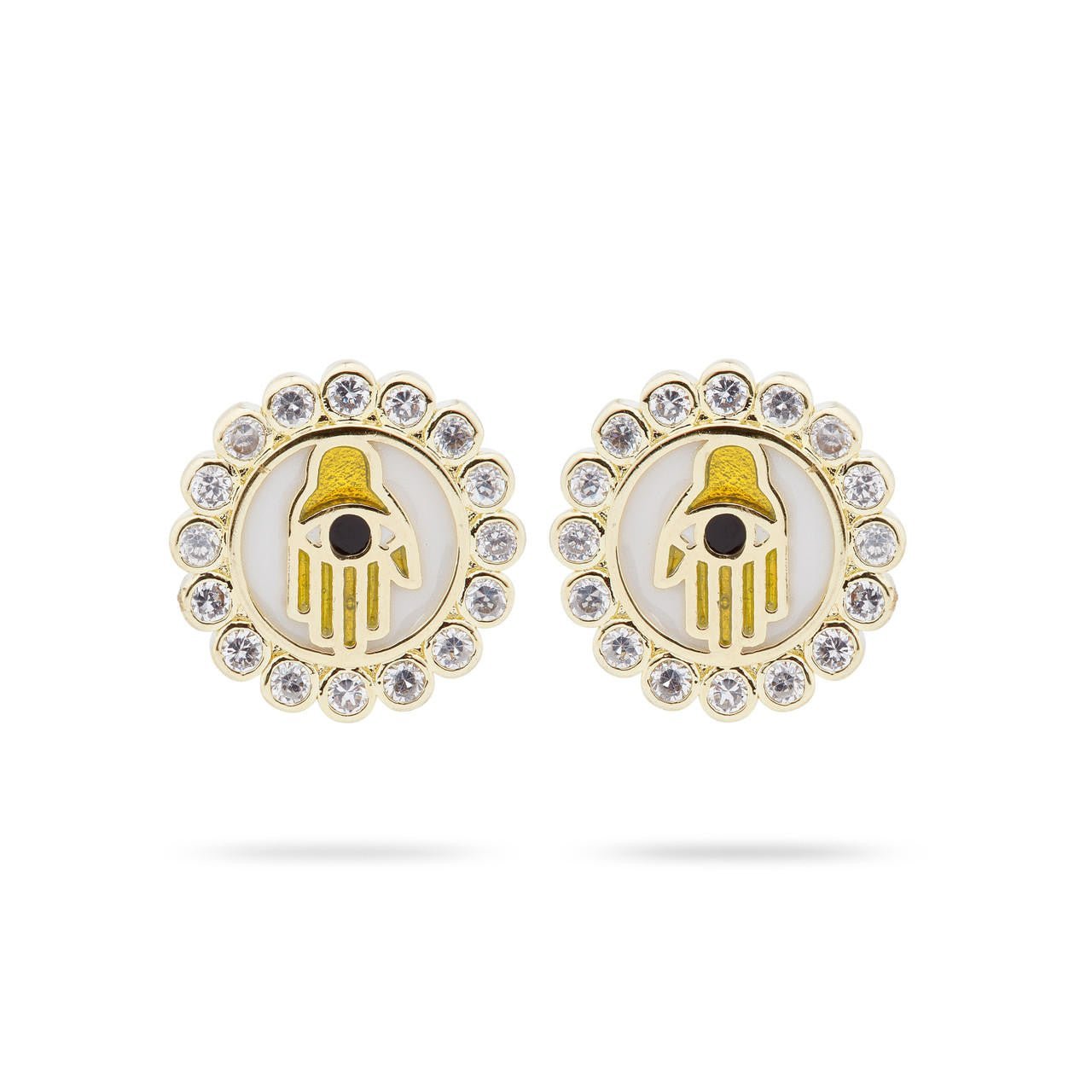 Hamsa Earrings | ARAD1051 - Les Nereides