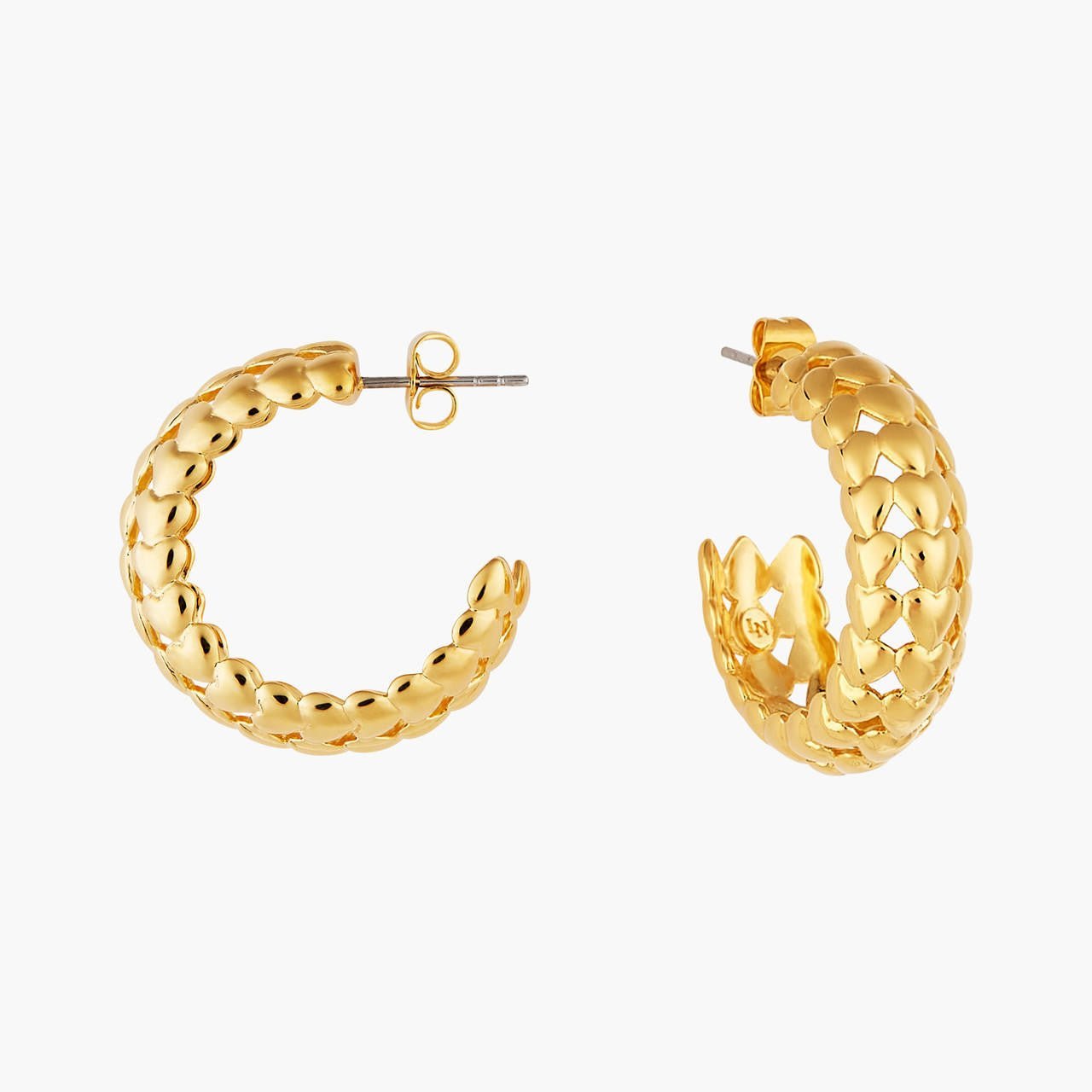 Heart In The Sky Hoop Earrings | AOMI1051 - Les Nereides