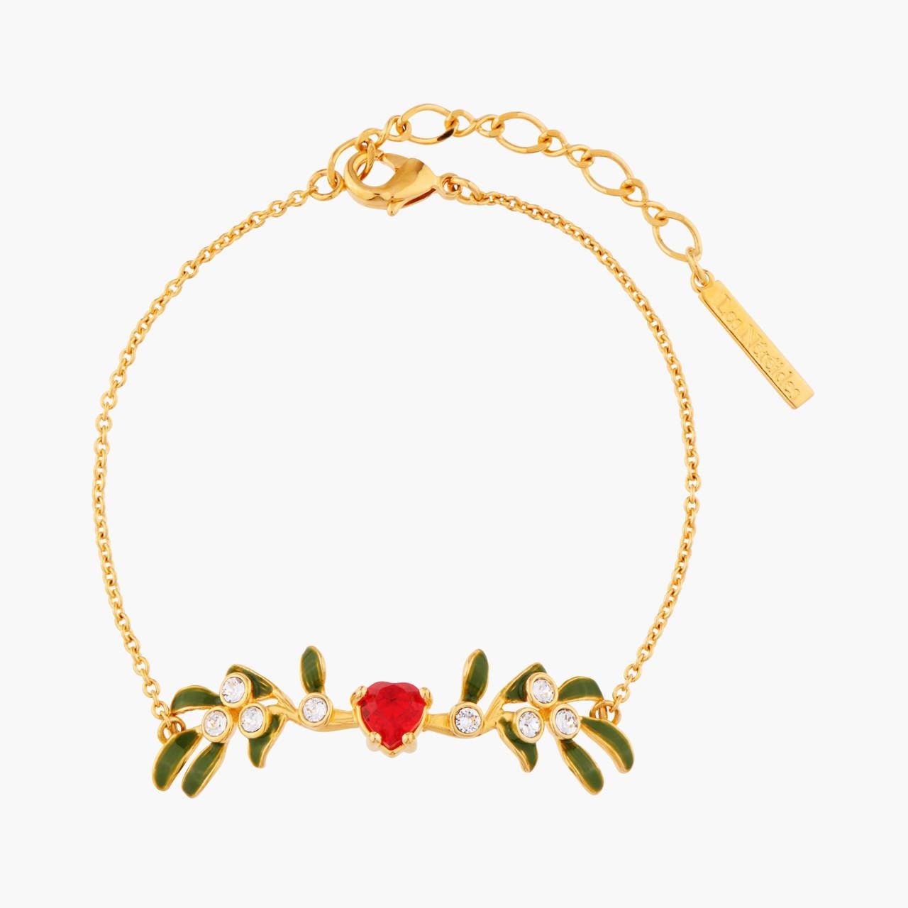 Heart Mistletoe Thin Bracelet | AMSC2011 - Les Nereides