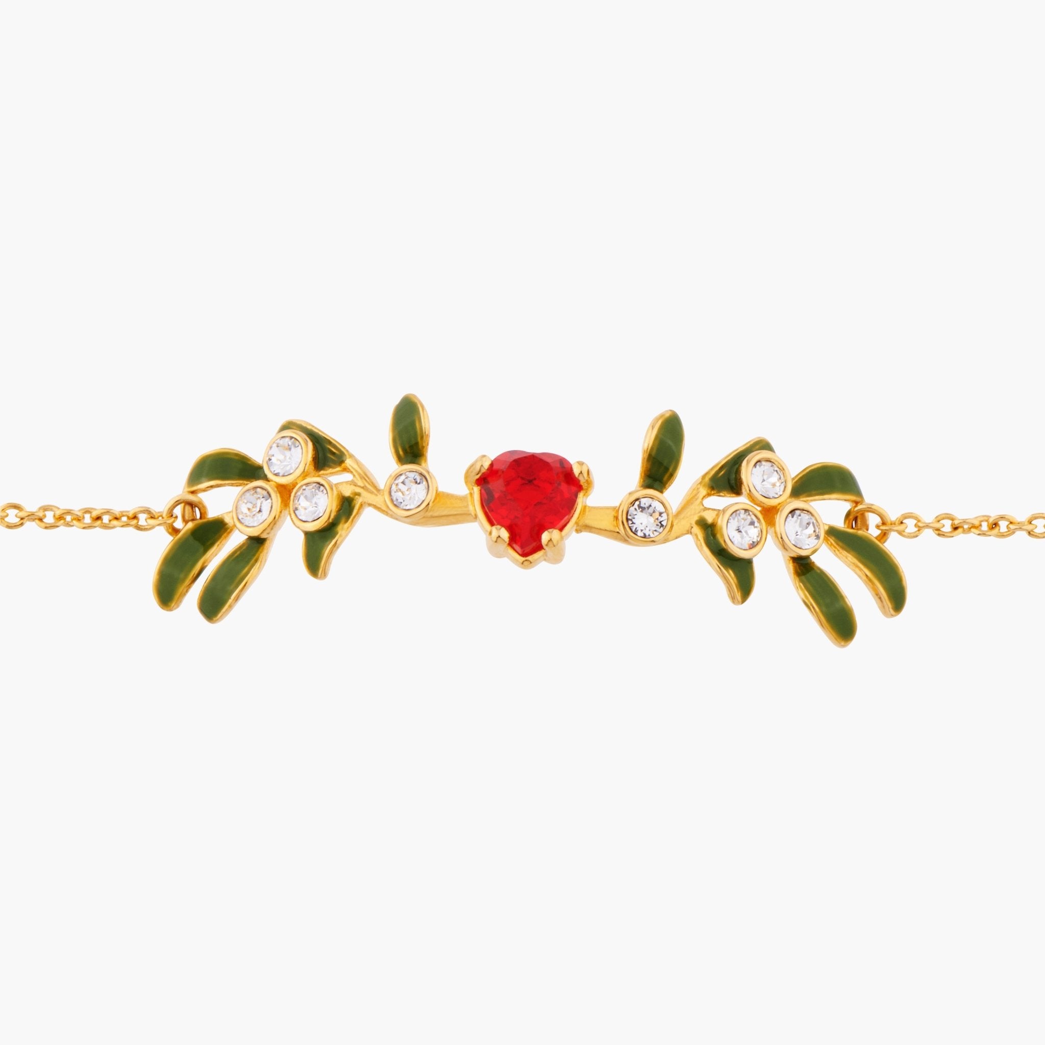 Heart Mistletoe Thin Bracelet | AMSC2011 - Les Nereides