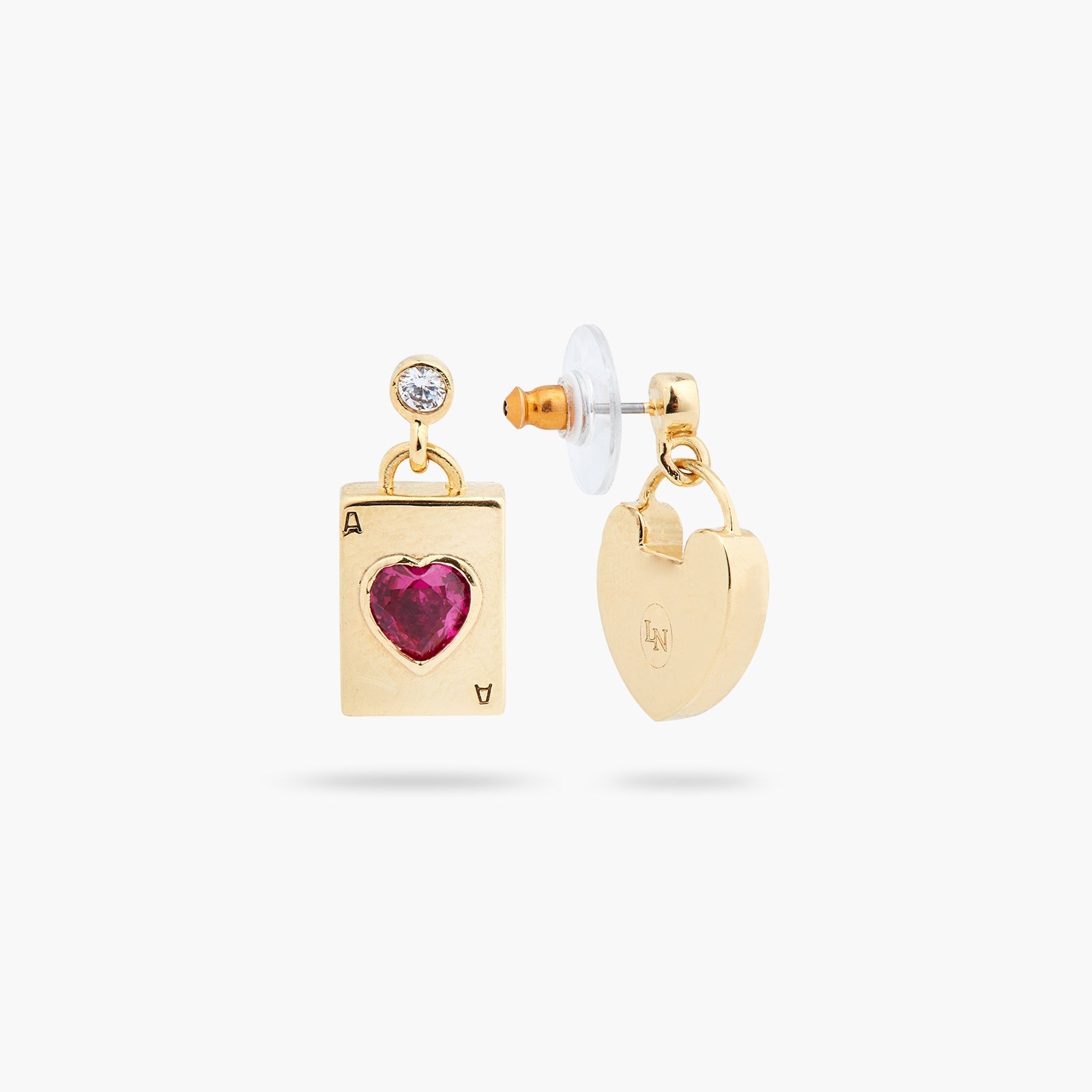 Heartlock Earrings | ASAM1061 - Les Nereides