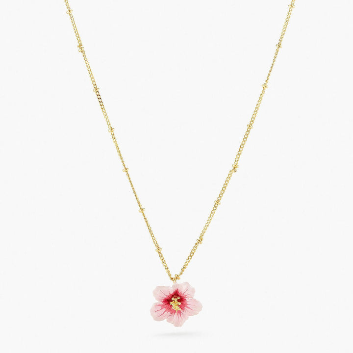 Hibiscus Pendant Necklace | APLF3041 - Les Nereides