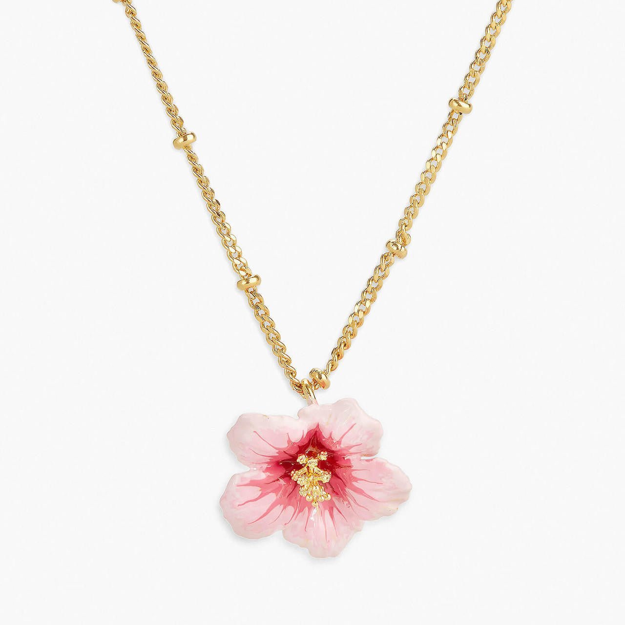 Hibiscus Pendant Necklace | APLF3041 - Les Nereides
