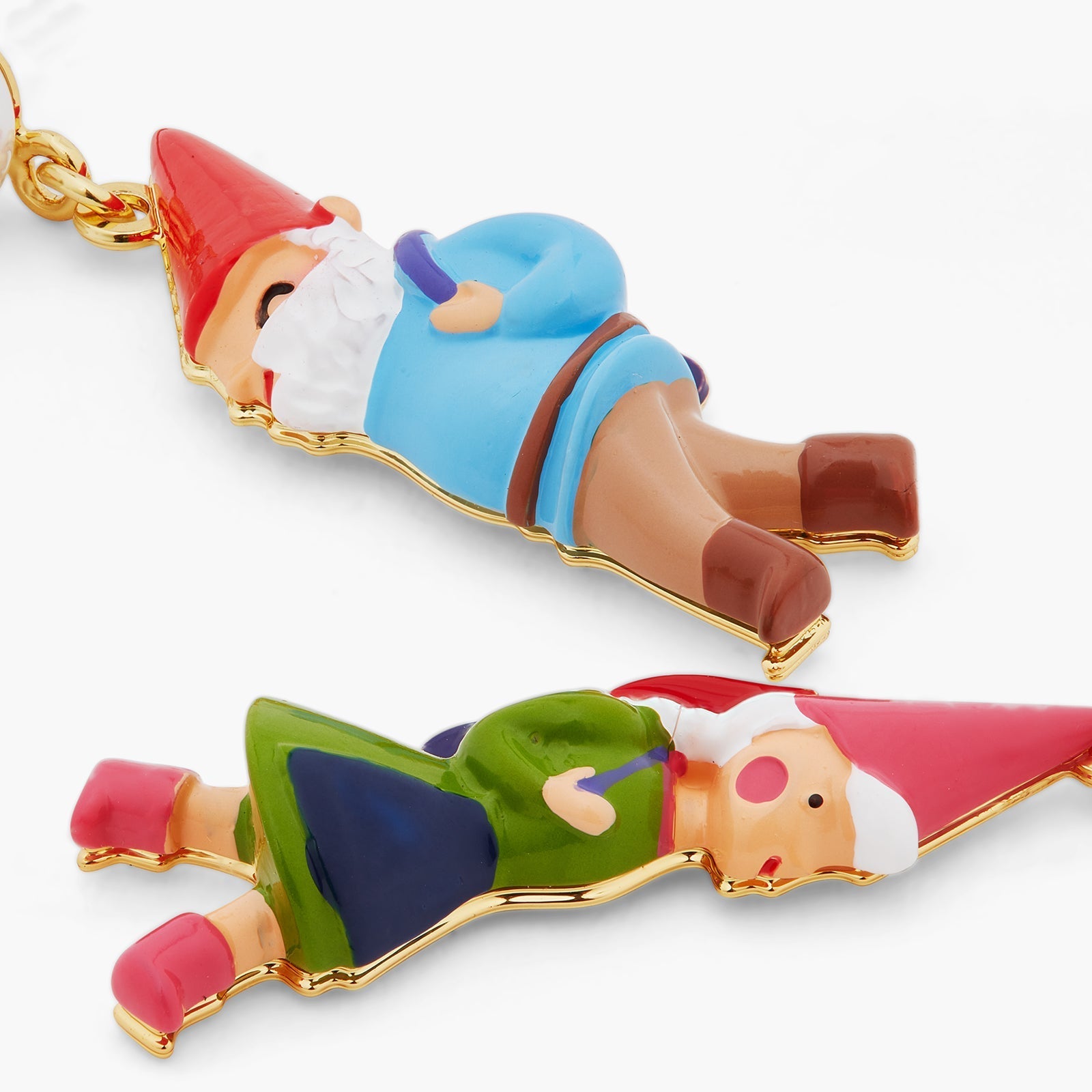 Hiking Garden Gnome Family Earrings | ASCP1071 - Les Nereides