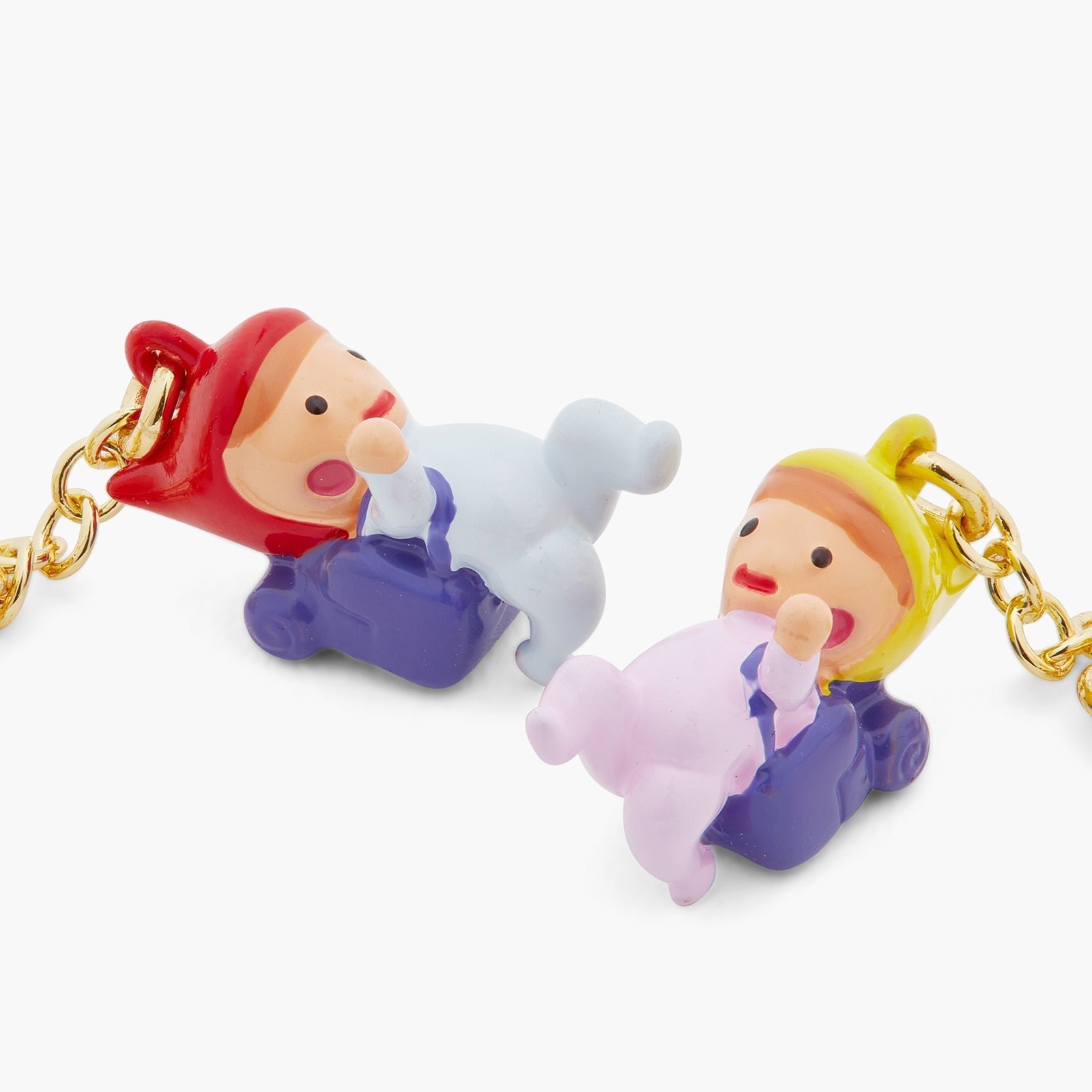 Hiking Young Garden Gnome Earrings | ASCP1051 - Les Nereides