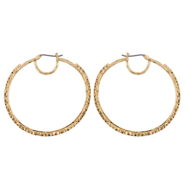 Honeycomb Creoles Earrings | AHNF1021 - Les Nereides