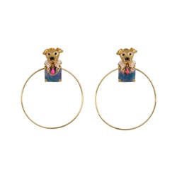 Hoop Animaux Fabuleux Dog Earrings | AAAF1081 - Les Nereides