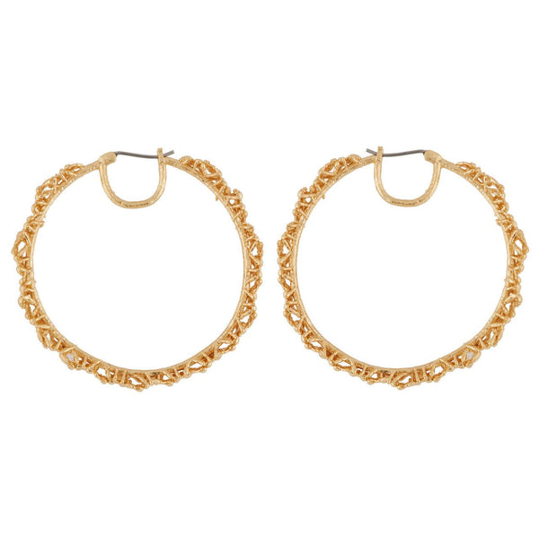 Hoop Nature Flamboyante Earrings | AGNF1031 - Les Nereides