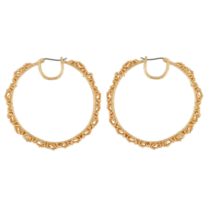 Hoop Nature Flamboyante Earrings | AGNF1031 - Les Nereides