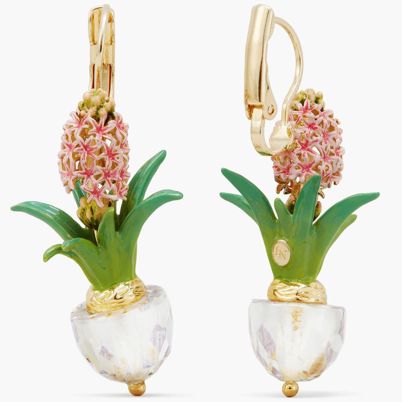 Hyacinth And Bead Earrings | APIP1031 - Les Nereides