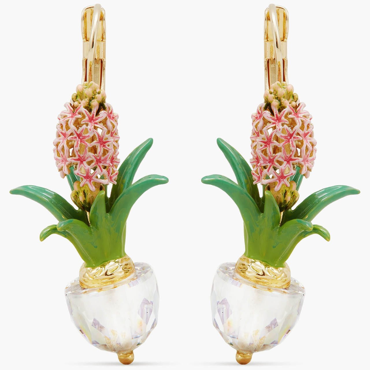 Hyacinth And Bead Earrings | APIP1031 - Les Nereides