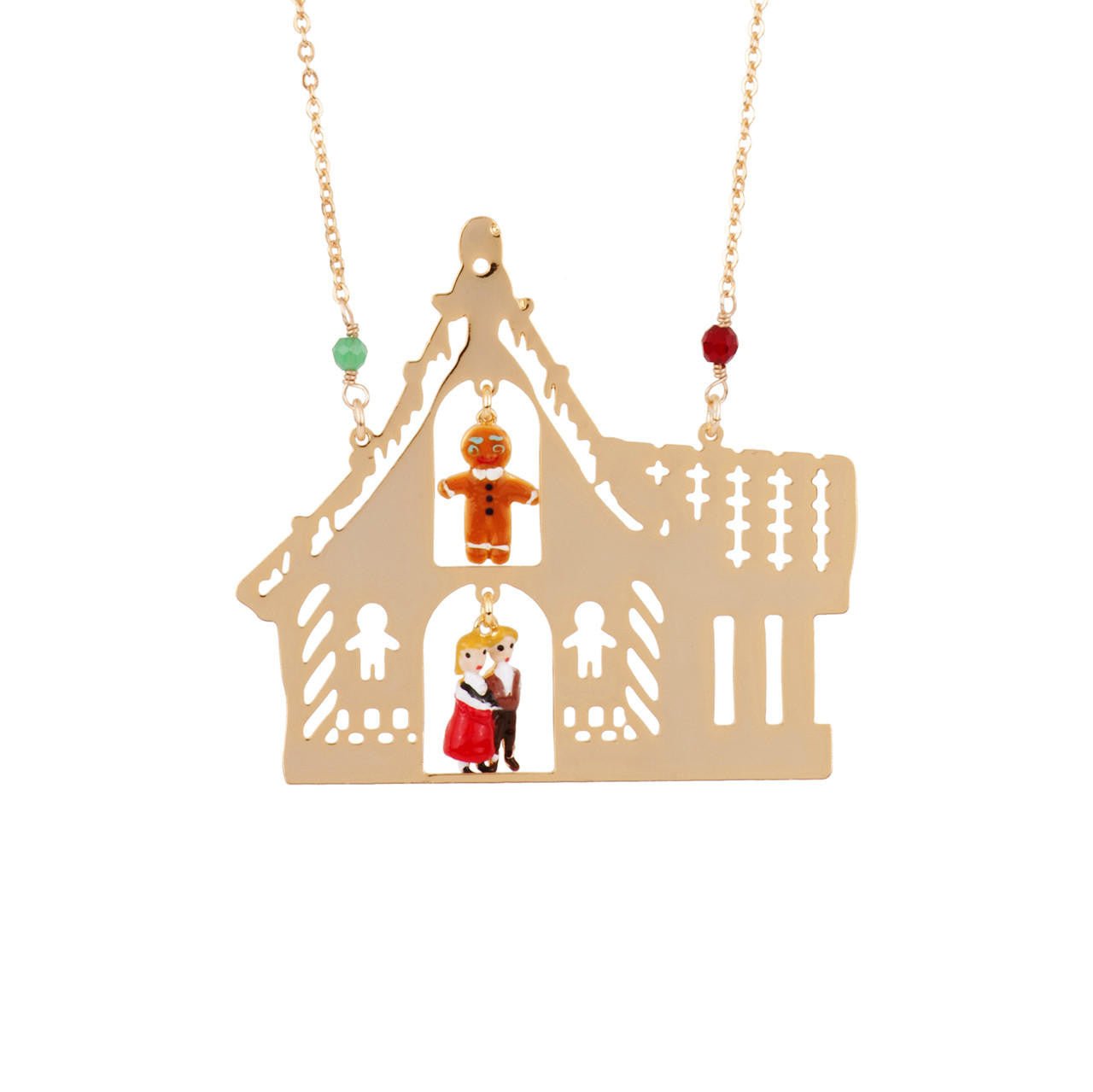 Il Était Une Fois Hansel & Gretel In Theé Candy House Necklace | AEIL3021 - Les Nereides