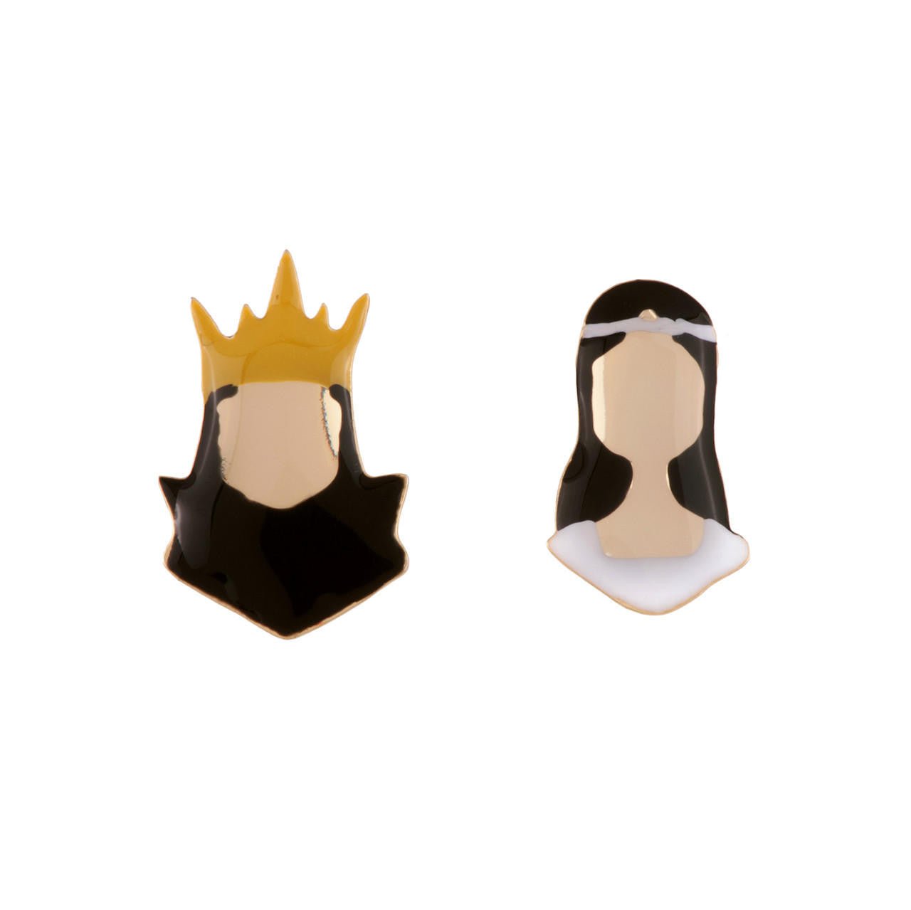 Il Était Une Fois Snow White & Theé Queen Earrings | AEIL107T/1 - Les Nereides