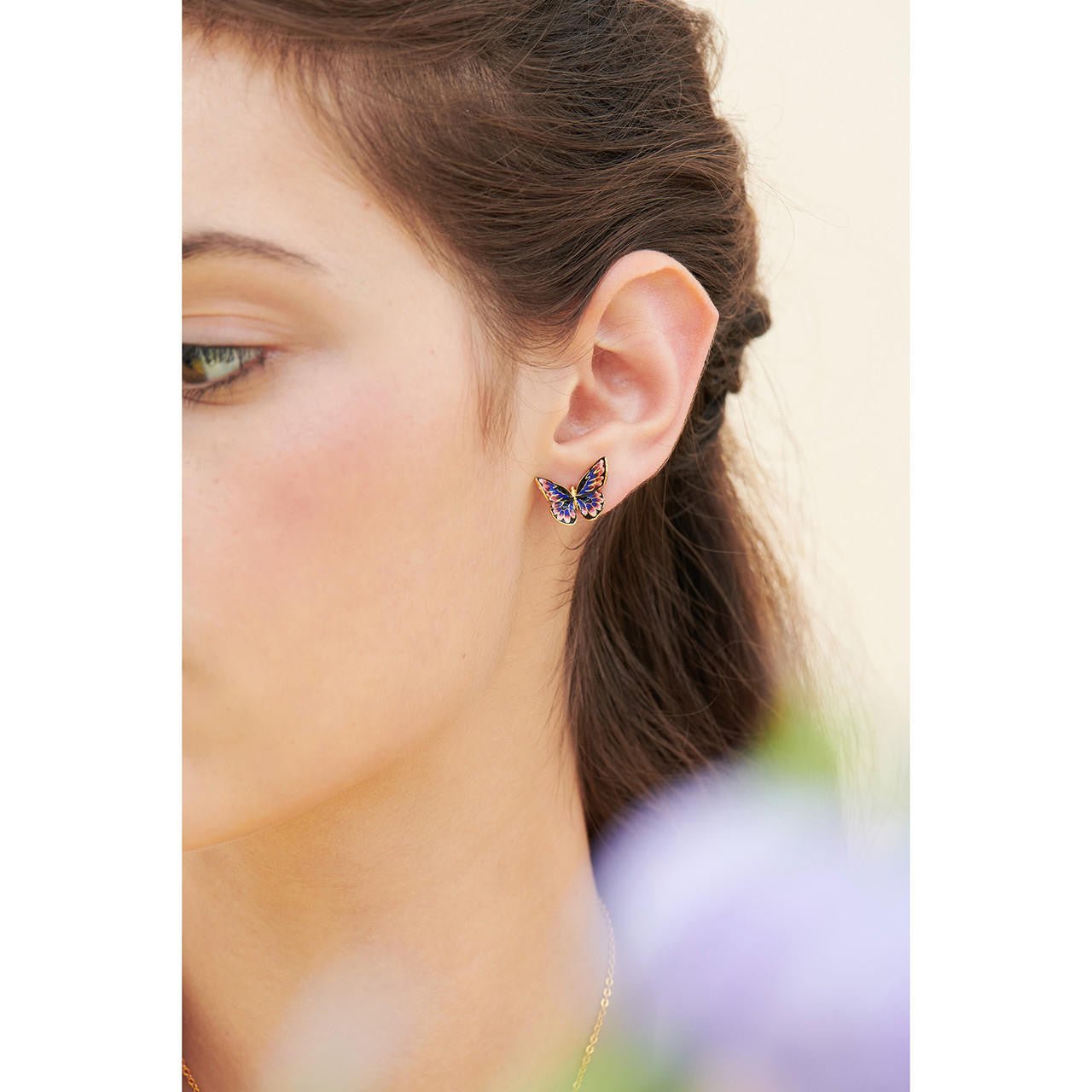 Japanese Emperor Butterfly Earrings | ANHA1121 - Les Nereides