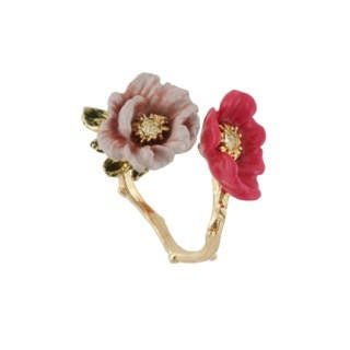 Jardin D'Hiver Potentilla & Fern Leaf Peony Rings | AEJH6021 - Les Nereides