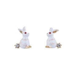 Jardin Imaginaire White Rabbit Earrings | ACJI111T/1 - Les Nereides