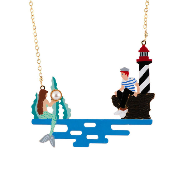 Je Suis Une Sirène Mermaid & Sailor Necklace | AFJS3021 - Les Nereides