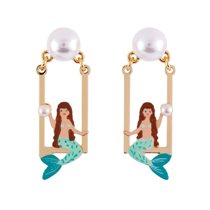 Je Suis Une Sirène Mermaid Swinging Earrings | AFJS108C/1 - Les Nereides