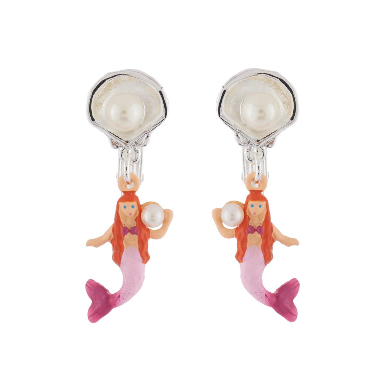 Je Suis Une Sirène Silver Earrings | AHJS1011 - Les Nereides