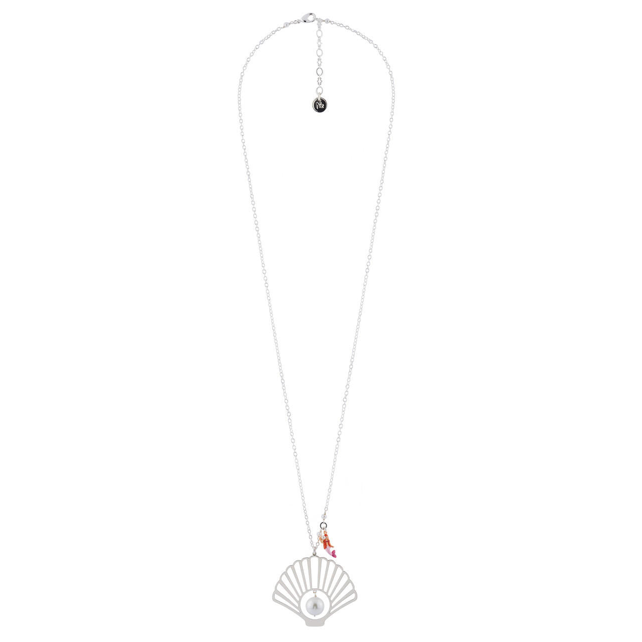 Je Suis Une Sirène Silver Necklace | AHJS3071 - Les Nereides