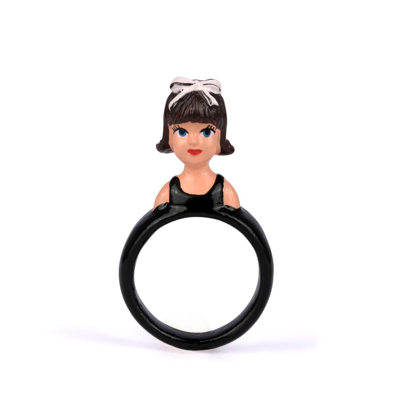 Jeunes Demoiselles Doll Black Hair Rings | ZJD605/12 - Les Nereides