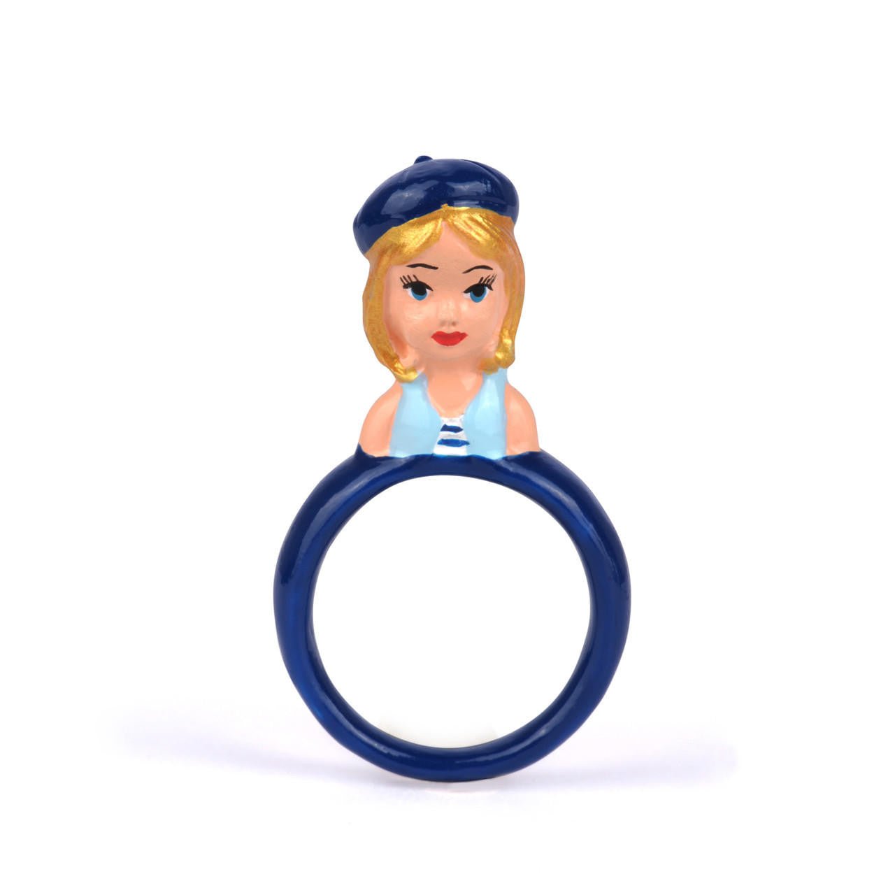 Jeunes Demoiselles Doll Blue Beret Rings | ZJD604/12 - Les Nereides