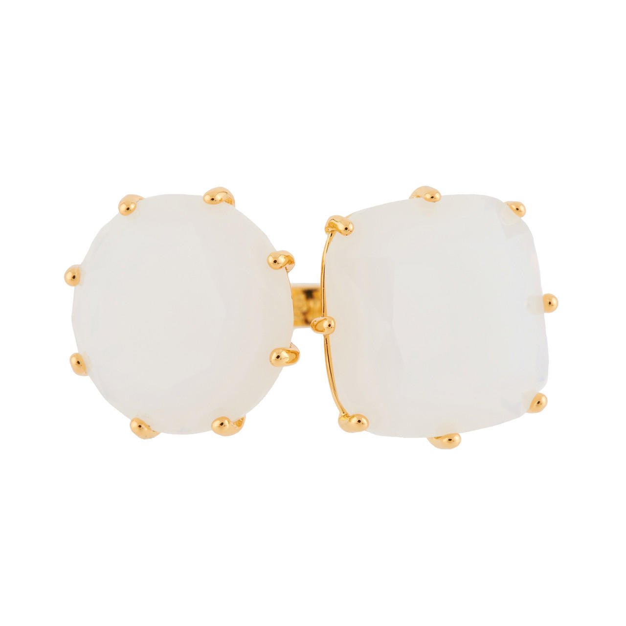 La Diamantine 2 Big Stones Opal Rings | AGLD611/11 - Les Nereides