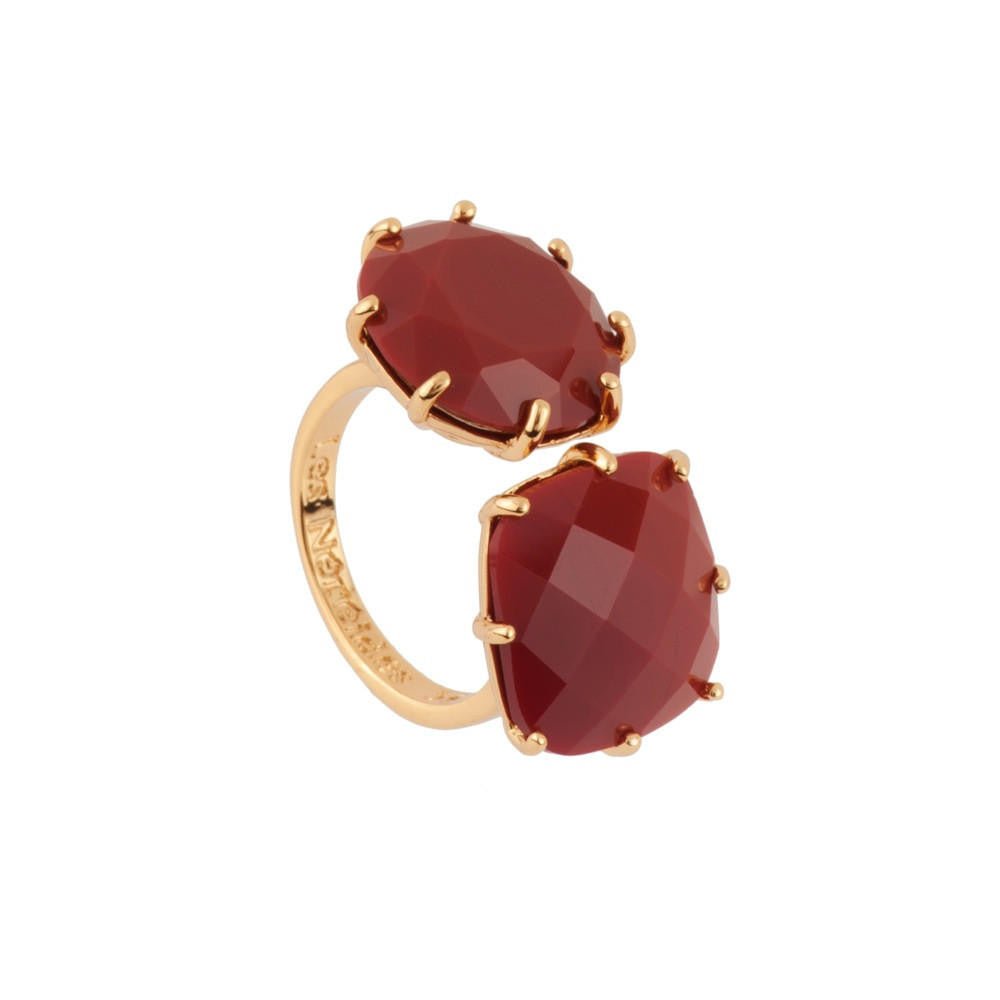 La Diamantine 2 Big Stones Sienna Rings | AELD611/21 - Les Nereides