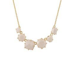 La Diamantine 6 Stones Beige Rose Necklace | ADLD3311 - Les Nereides