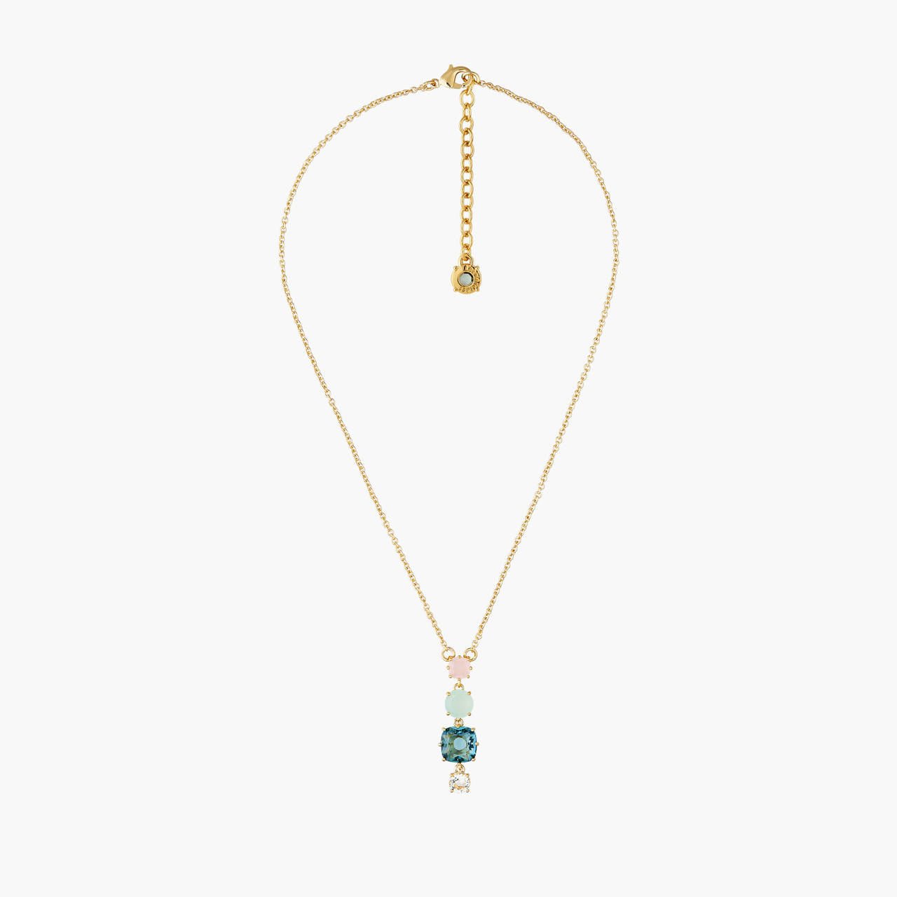 La Diamantine Acqua Azzurra 4 Stones Pendant Necklace | ANLD3201 - Les Nereides