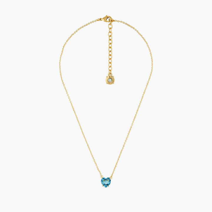 La Diamantine Acqua Azzurra Hearthstone Pendant Necklace | ANLD3531 - Les Nereides