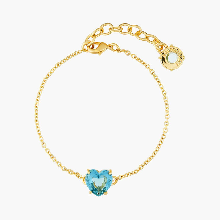 La Diamantine Acqua Azzurra Hearthstone Thin Bracelet | ANLD2531 - Les Nereides