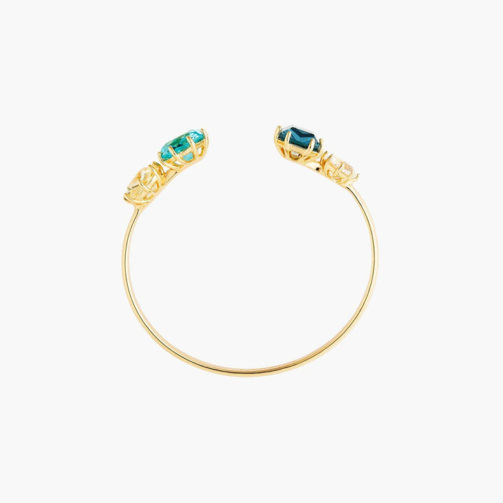 La Diamantine Acqua Azzurra Stones Bangle Bracelet | ANLD254/11 - Les Nereides