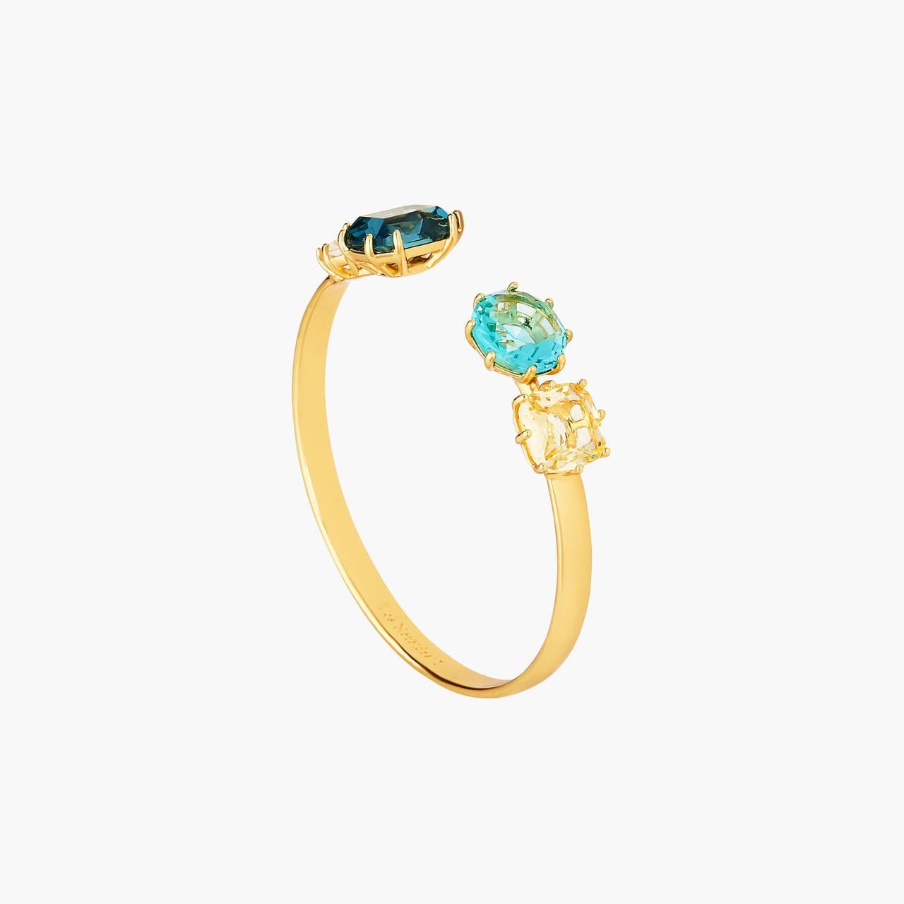 La Diamantine Acqua Azzurra Stones Bangle Bracelet | ANLD254/11 - Les Nereides
