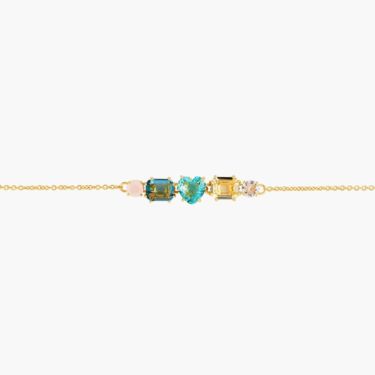 La Diamantine Acqua Azzurra Stones Thin Bracelet | ANLD2141 - Les Nereides