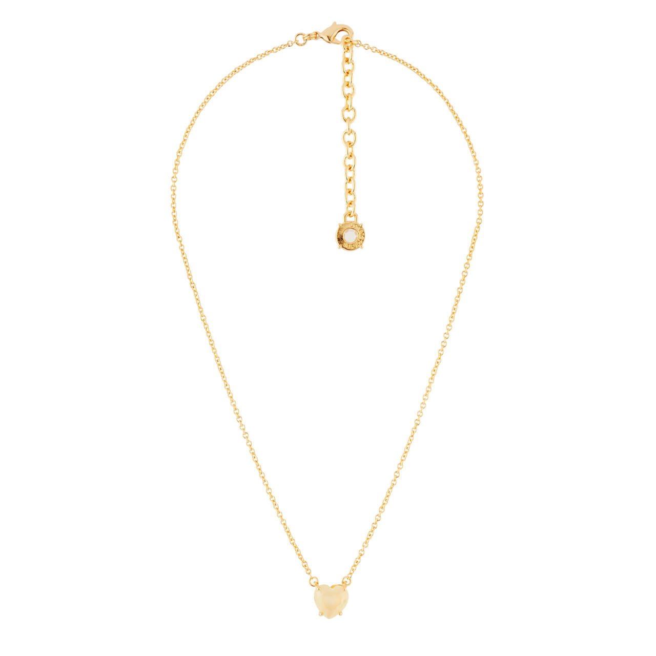 La Diamantine Hearthstone Citrine Necklace | AHLD3531 - Les Nereides