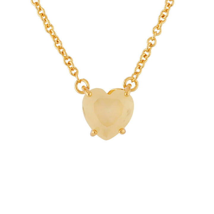 La Diamantine Hearthstone Citrine Necklace | AHLD3531 - Les Nereides