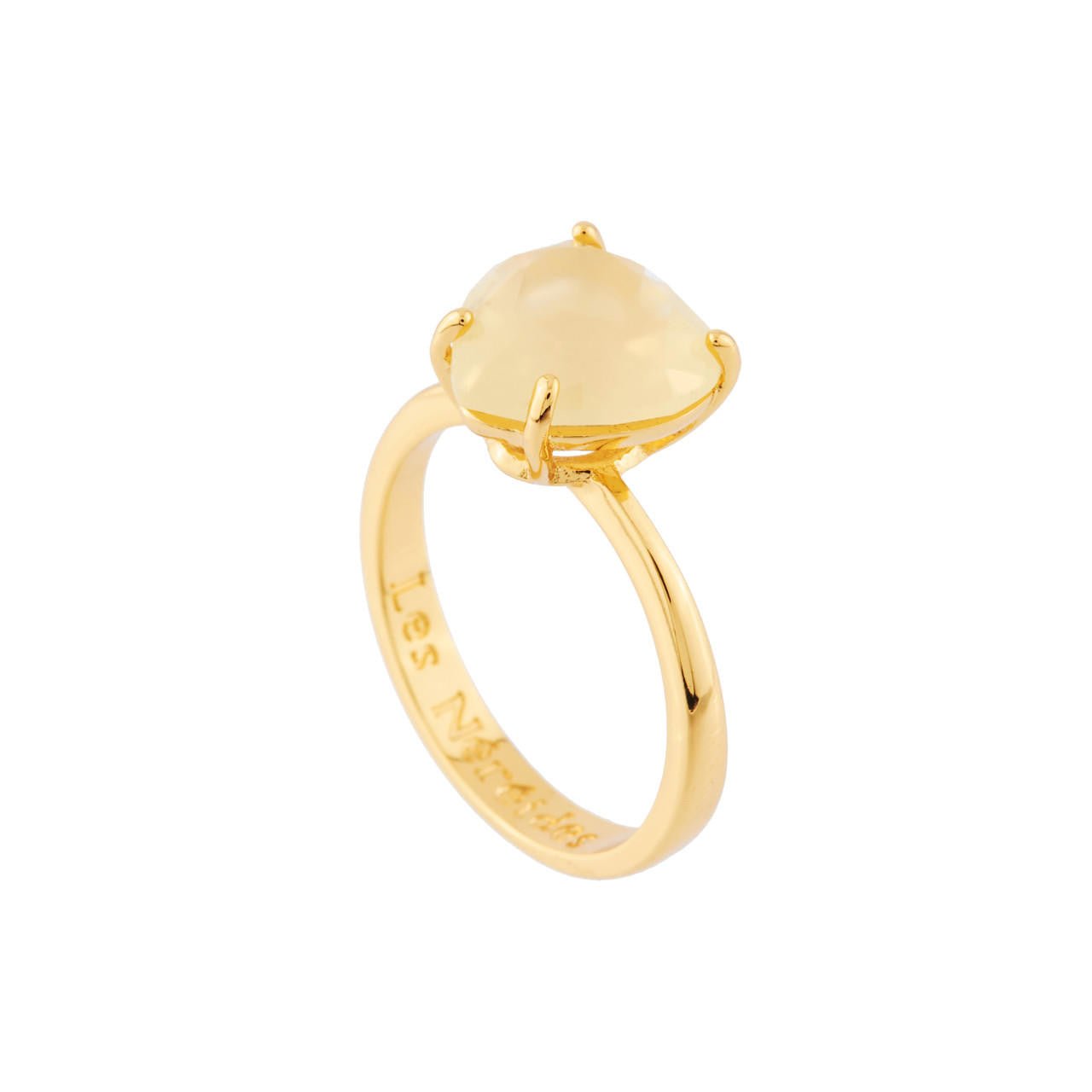 La Diamantine Hearthstone Citrine Rings | AHLD617/11 - Les Nereides
