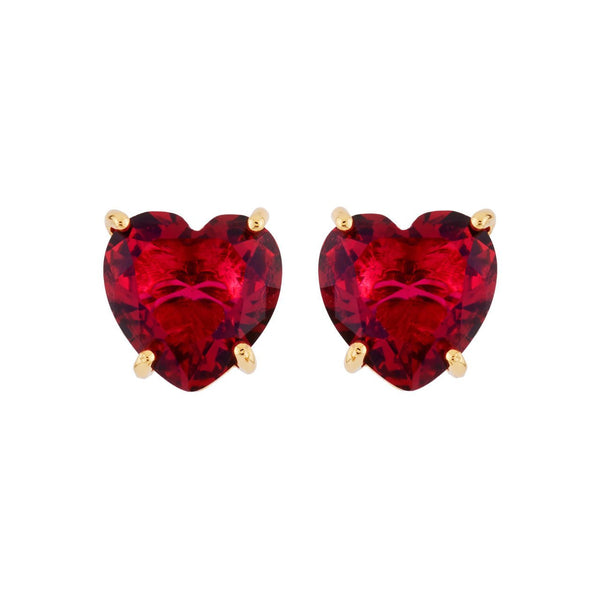 La Diamantine Hearthstone Grenadine Earrings | AHLD1452 - Les Nereides