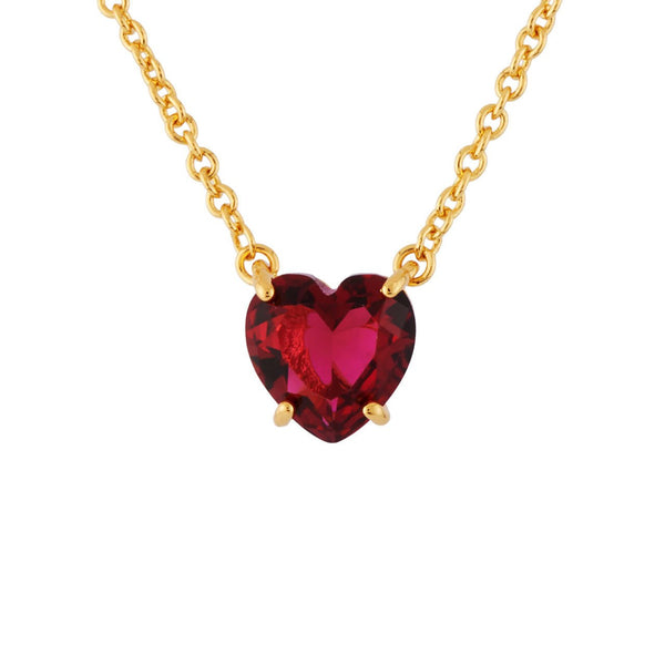 La Diamantine Hearthstone Grenadine Necklace | AHLD3532 - Les Nereides