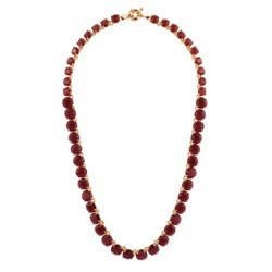 La Diamantine Multi Stones Aurore Purple Necklace | ACLD3321 - Les Nereides