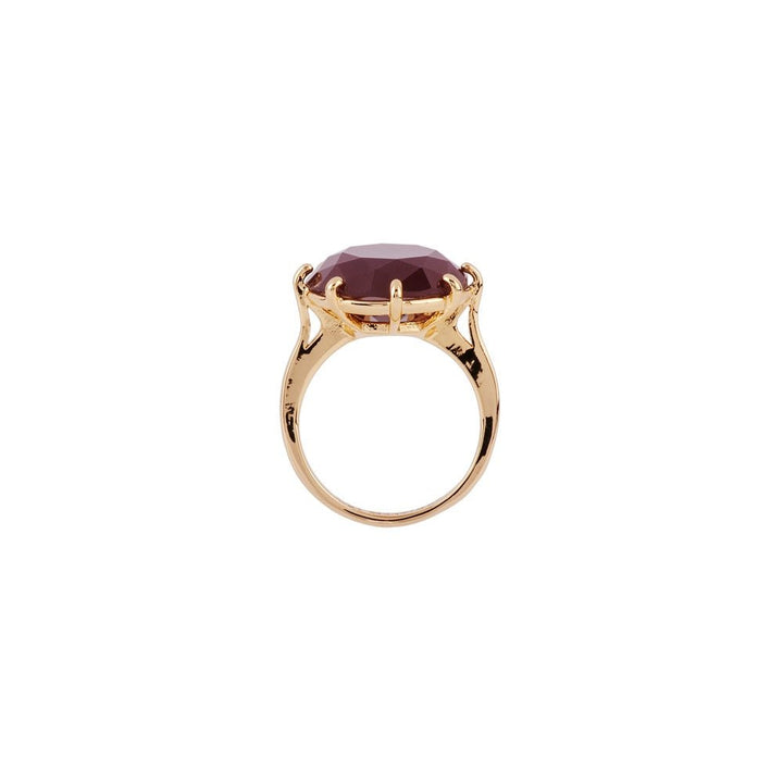 La Diamantine Round Stone Aurore Purple Rings | ACLD601/11 - Les Nereides