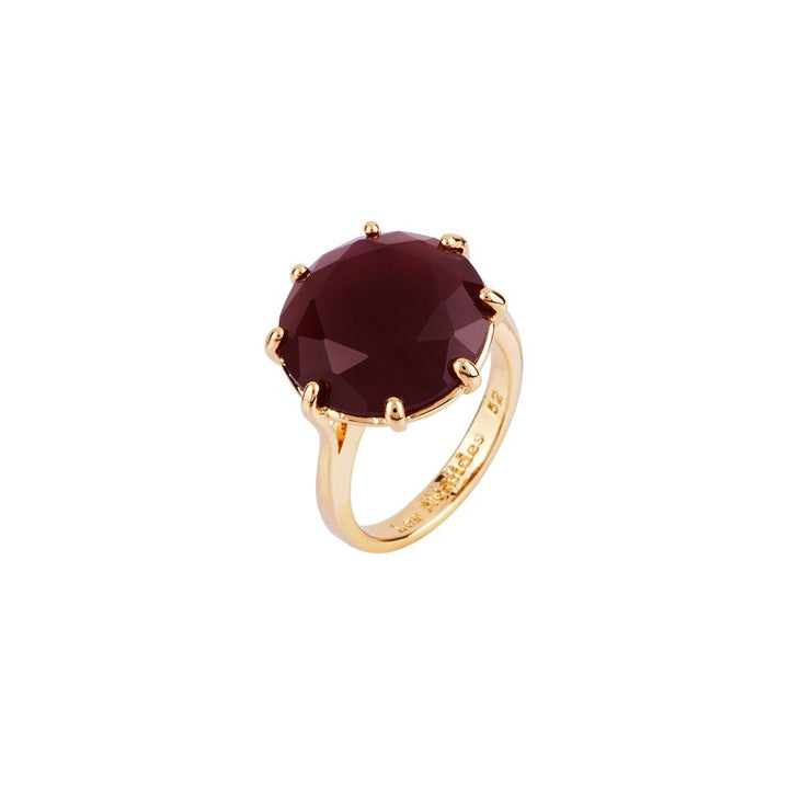 La Diamantine Round Stone Aurore Purple Rings | ACLD601/11 - Les Nereides