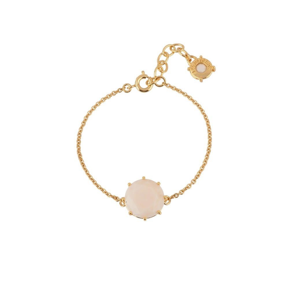 La Diamantine Round Stone Beige Rose Bracelet | ADLD2021 - Les Nereides