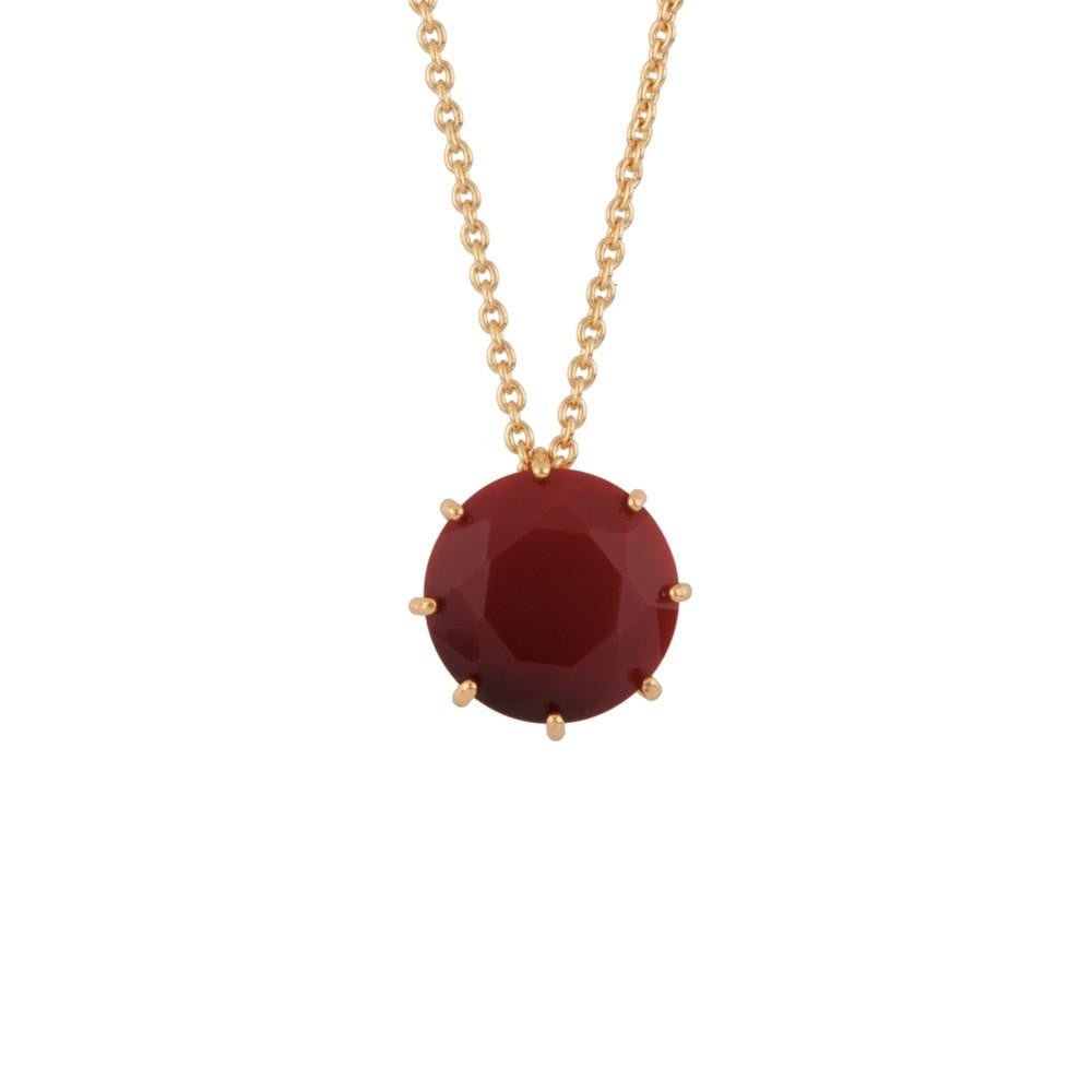 La Diamantine Round Stone Sienna Necklace | AELD3332 - Les Nereides