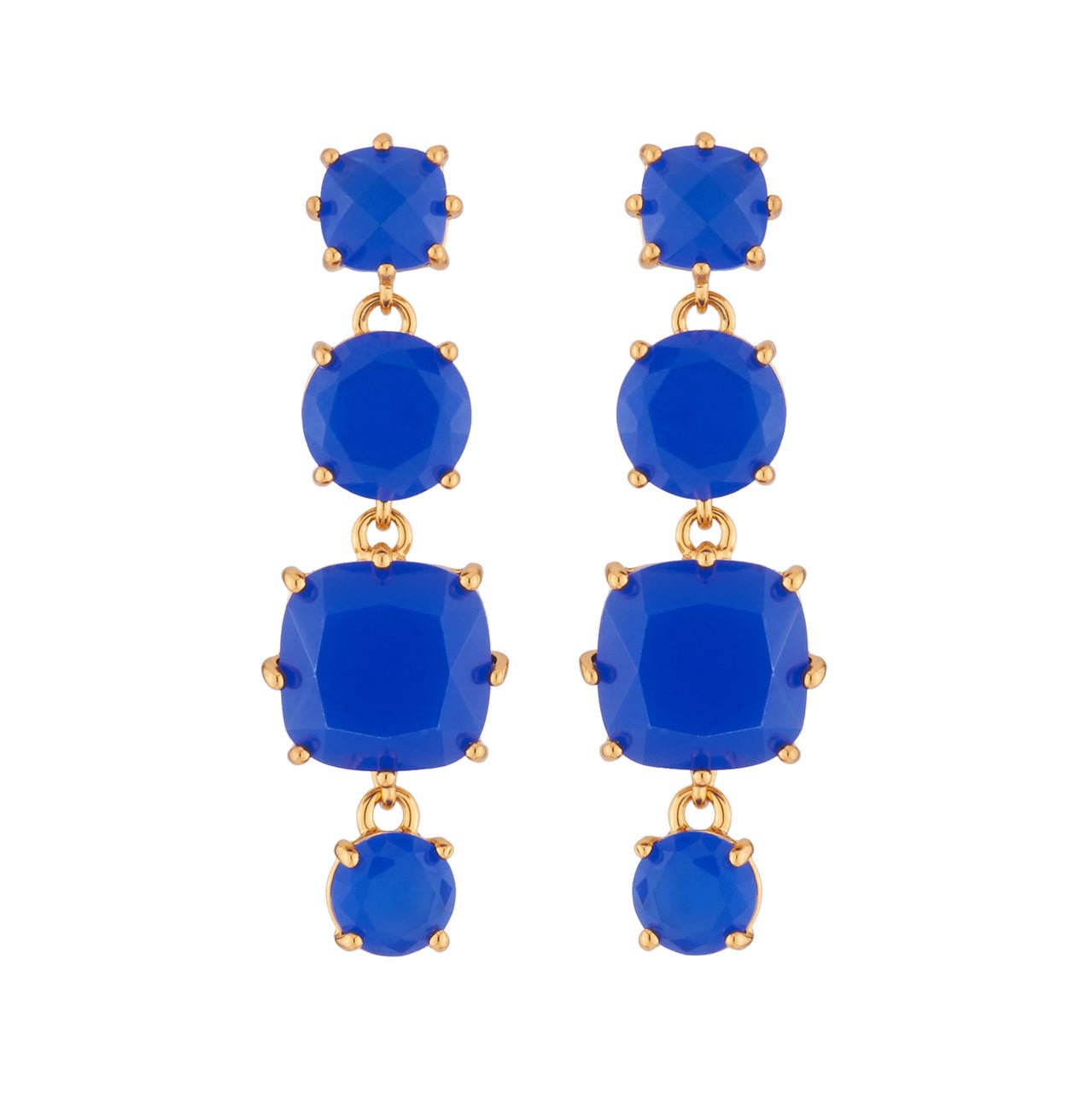 La Diamantine Royal Blue Earrings | AJLD120C/1 - Les Nereides