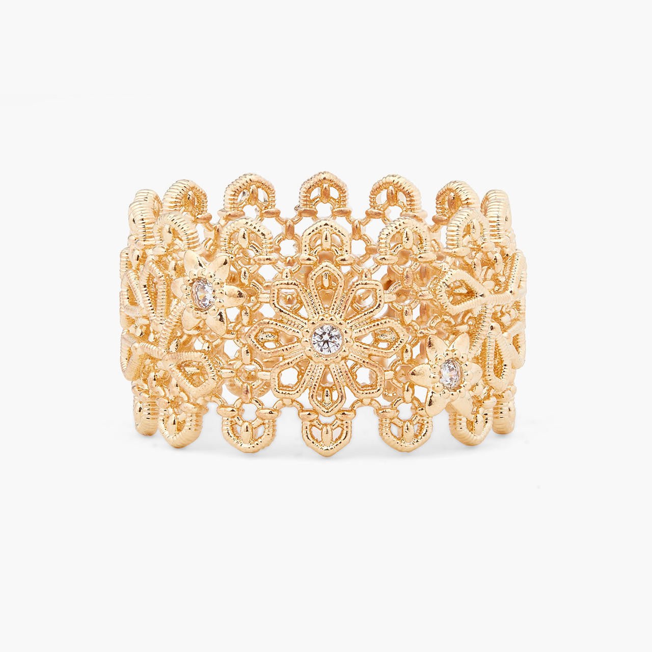 Lace Gold Thread Ring | ARFO6021 - Les Nereides