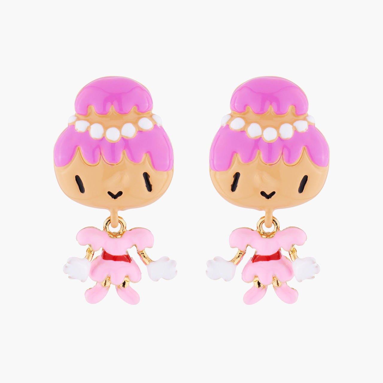 Lady Cream Puff Earrings | AMFP1011 - Les Nereides